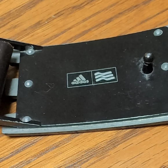 Adidas Black Leather Belt With Buckle - Picture 3 of 7